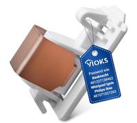 VIOKS Fermetures de porte de rechange pour sèche-linge Bauknеcht 481227138462 - Verrou de porte - Convient également comme Whirlpоol Ignis Philiрs Ikeа 481071021263