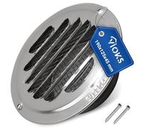 VIOKS Grille d'aération 125 mm avec moustiquaire pour systèmes de conduit d'air 125 mm
