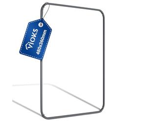 VIOKS - Joint de porte en caoutchouc 480x360 mm avec 4 crochets de rechange pour Miele Imperial 6432220 4696921, Quelle 02846905 2846905 - Joint d'étanchéité pour four, joint de porte de four, joint