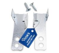 VIOKS Kit de Fxation Supérieur Gauche et Droite de Rechange pour Bosch Balay Constructa Siеmens Neff 10011641-2 Supports de Fixation pour Porte sur Lave-Vaisselle