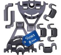 Lot de 8 pinces de rechange pour lave-vaisselle Bosch Siemens Neff 00428344 428344 pour panier inférieur de lave-vaisselle