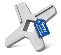 VIOKS Lame de rechange pour hachoir à viande Bosch 620949 00620949 Siеmens 00020468 00028887 - Lame de rechange en acier inoxydable pour robot de cuisine MUM5 MUM4 MFW15 MF155 MK44 MUZ4FW MUZ5