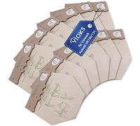 VIOKS Lot de 12 sacs en papier de rechange pour sacs d'aspirateur Vorwerk 130/131 - Sacs filtrants pour Kobold 130/131 - Sacs à poussière pour Vorwerk Kobold VK130/131