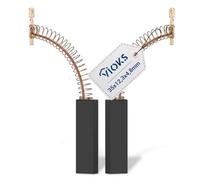 VIOKS Lot de 2 balais de charbon de moteur Bosch pour machine à laver 00154740 Bosch 4,8 mm AMP pour sèche-linge Bosch Siemens