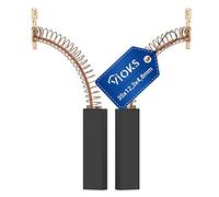 VIOKS Lot de 2 balais de charbon de rechange pour machine à laver 00154740 Bosch - 4,8 mm AMP - Pour sèche-linge Bosch & machine à laver Siemеns iq500 iq300 Serie 6