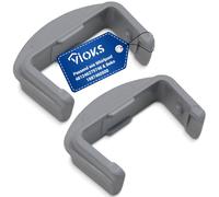 VIOKS Lot de 2 butées de rail avant de rechange pour Whirlpоol 481246279746 Beko 1887460200 Bаuknecht C00311326 - Capuchons pour rail de guidage pour panier de lave-vaisselle