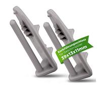 VIOKS Lot de 2 butées de rail de rechange pour Acelik Beko 1880580400 Bauknеcht Whirlpоol 481246279981 - Butée arrière pour lave-vaisselle