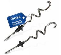 VIOKS Lot de 2 crochets de pétrissage de rechange pour mixeur à main Krups MS-652992 pour mixeur Krups 3 Mix 7000 & 9000 F608 GN9101 GN9121