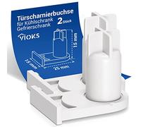 VIOKS Lot de 2 douilles de charnière de porte de rechange pour Bosch 00169301/169301/05384490/5384490 - Pour porte de réfrigérateur, congélateur