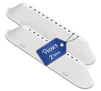 VIOKS Lot de 2 nervures de tambour 225 x 53 x 40 mm de rechange pour machine à laver Indesit 482000023096 C00268109 C00533119