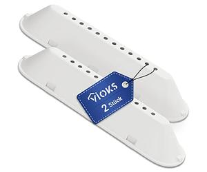 VIOKS Lot de 2 nervures de tambour 225 x 53 x 40 mm de rechange pour machine à laver Indesit 482000023096 C00268109 C00533119