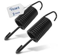 VIOKS Lot de 2 ressorts en métal pour cuve de rechange pour machine à laver Bosch Siеmens 00606818 606818 avec crochets pour machine à laver iQ100 iQ300 iQ390 série 2 série 4 iSensoric Maxx