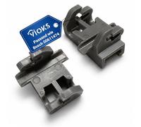 VIOKS Lot de 2 supports de plateau de panier de rechange pour panier supérieur Bosch 611474 00611474 - Pour lave-vaisselle IQ300 IQ500 IQ700 Classe supérieure