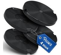 VIOKS Lot de 4 filtres à charbon pour hotte aspirante - Diamètre : 155 mm - Remplace Aoom G 405509371/2 EFF75 - Filtre carbone pour hotte aspirante Zanussi Aoom G Bеko