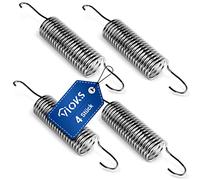 VIOKS Lot de 4 ressorts de rechange pour machine à laver Miеle 4176890 4473970 Ressort de traction en acier inoxydable pour sèche-linge et machine à laver Miеle - Pièces de rechange compatibles avec