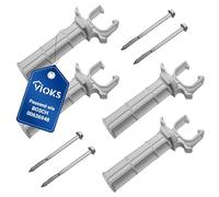 VIOKS Lot de 4 sécurités de transport de rechange pour Bosch Siеmens Constructa Balay 00636948 636948 Fixation du tambour Fixation de cuve Support en plastique avec vis hexagonales pour tambour dans