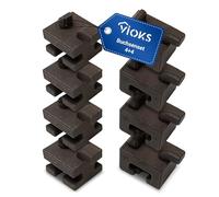 VIOKS Lot de 8 rails de fixation de rechange pour Bosch Siеmens 637802 00637802 633641 00633641 633642 00633642 - Jeu de douilles droite avant gauche et arrière pour grille d'accessoires dans le four