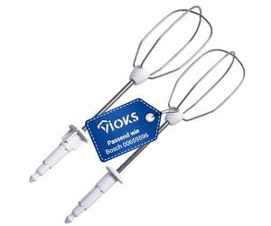 VIOKS Lot de fouets de rechange pour batteur Bosch Siеmens 659596 00659596 00659596 - Batteurs mélangeurs pour batteur à main CleverMixx MFQ3010 MFQ3020 MFQ3030 MFQ3030GB myMix MQ95010N MQ95595 020N
