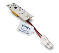 VIOKS Module d'éclairage LED de rechange pour réfrigérateur Candy 41041487 | Éclairage électronique de carte - Remplace 49030710 - Pour réfrigérateur-congélateur