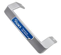 VIOKS Poignée de porte argentée 260 mm de rechange pour Beko 4900061200 - Poignée de rechange pour réfrigérateur - Poignée de porte pour réfrigérateur et congélateur - Poignées pour réfrigérateur
