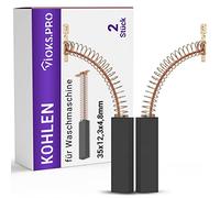Vioks.pro Lot de 2 balais de charbon de rechange pour machine à laver Bosch 00154740 - Charbons moteur Siemens pour machine à laver