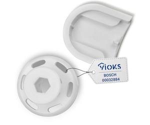 VIOKS Raccord de couvercle blanc de rechange pour coupleur Bosch 00032884 - Coupleur pour robot de cuisine Bosch MUM 4 et MUM 5 Bosch - Pièces de rechange et accessoires MUM5