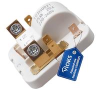 VIOKS Relais de démarrage de rechange pour Danfoss 103N0021 Bosch 00151055 Relais 4,8 mm AMP pour compresseur, glacière, compresseur, réfrigérateur, congélateur