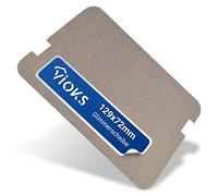 VIOKS Sharp PCOVPA309WRE0 Disque de mica pour micro-ondes 129 x 72 mm de rechange pour plaque de mica Sharp PCOVPA309WRE0 - Couvercle de conducteur creux mica universel découpable