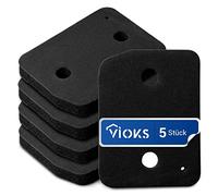 VIOKS Trockner Wärmepumpentrockner Filter Set 5x Ersatzfilter 207x155mm Мiele 9164761 Sockelfilter für Мiele Wäschetrockner Kondenstrockner