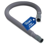 VIOKS Tuyau de vidange flexible pour machine à laver - 65-200 cm - Diamètre : 19/21 mm