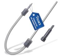 VIOKS Tuyau en silicone avec raccord de rechange pour tuyau à lait Krups MS8030001244 MS-8030001244 - Tuyau d'aspiration de lait - Pour machine à café automatique Evidence One EA895