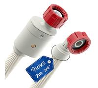 VIOKS tuyau pour Machine à Laver / Arrivée d'Eau Aquastop 2,00m Flexible pour Lave-vaisselle et Lave-Linge Sèche-Linge