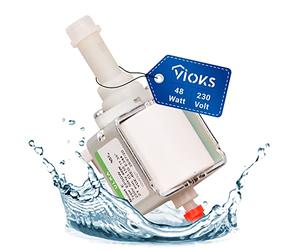 VIOKS Ulka EP5GW Pompe électrique 48 W 230 V de rechange pour Philips Saеco 996530007753 12000140 DeLоnghi 5113211311 Krups MS-622743, compatible avec Miеlе 5035151 pompe pour cafetière
