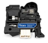 VIOKS Verrou de porte de rechange pour machine à laver Beko 2849660200 | Relais de verrouillage de porte de rechange pour machine à laver Rold DK044403 Metalflex ZV-447