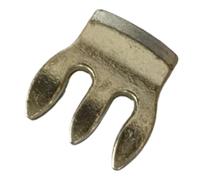 Viol permanent à trois poignées silencieuses en métal standard minimise le son pour un jeu paisible, simple violon silencieux