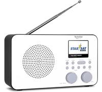 Viola 2 C Ir - Radio Internet Portable (Dab+, Fm, Wlan, Écran Couleur 2,4 Pouces, Prise Casque, Réveil, Minuterie De Mise En Veille, 3 Watts Rms, Batterie, Alimentation) Blanc/Noir