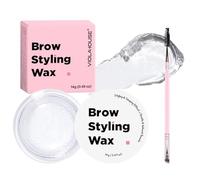 VIOLA HOUSE Gel Sourcils Transparent Fixateur,Savon Sourcils,Ajouter de la Texture et de L'éPaisseur,Résistant à L'Eau,à La Salissure et à La Chaleur,Gel Fixateur Sourcils,Longue Durée,14g+Brosse