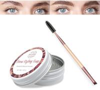 VIOLA HOUSE Savon Pour Sourcils,Cire Pour Styliser Les Sourcils,Gel Longue DuréE et ImperméAble Pour AméLiorer Les Sourcils,Savon Pour Modeler Les Sourcils 4d,Gel Pour Sourcils1.05oz(1pc+Brosse)