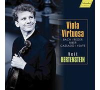 Viola Virtuosa. Œuvres pour alto de Bach, Reger, Biber et Cassado. Hertenstein.