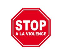Violence Stop - 20x20cm - Sticker/Autocollant