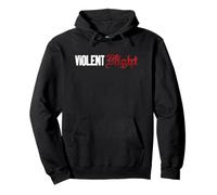 Violent Night Movie Logo and Santa Hammer Front & Back Sweat à Capuche