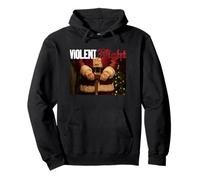 Violent Night Movie Logo and Santa Hammer Sweat à Capuche