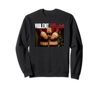 Violent Night Movie Logo and Santa Hammer Sweatshirt