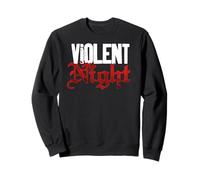 Violent Night Santa Hammer in Hand Front & Back Sweatshirt