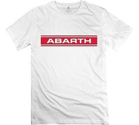 violent Orhowo Men's Abarth T-Shirt - White T-Shirts à Manches Courtes(X-Large)
