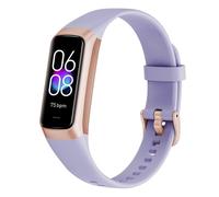 (Violet) Bracelet intelligent C60 1,1 pouces HD mesure de la température corporelle pour hommes et femmes