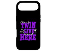 Violet Chin Up Twin Purple Graphic Coque pour iPhone Air