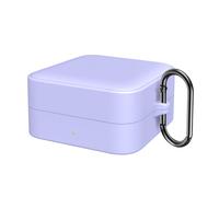 (Violet) Coque de protection flexible en silicone pour écouteurs Timekettle W4, antichoc et anti-rayures