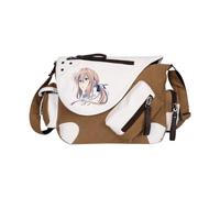 Violet Evergarden Anime Sac à bandoulière pour femme avec large bandoulière Sac pour le travail quotidien, le shopping, les voyages, Type 04, 36x11x26cm