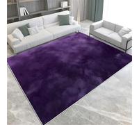 Violet Foncé Machine De Style Fantastique Dark Machine Washable Area Tapis Tapis À Tas Court Doux avec Un Support Antidérapant, Résistant Aux Taches pour La Chambre À Coucher Et Le Bureau Décor,